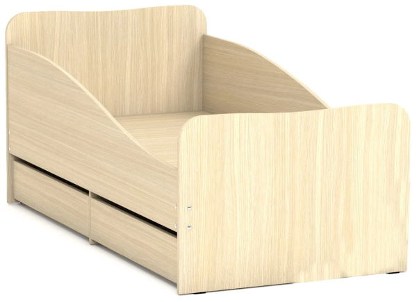 Фото Кровать односпальная детская К-15 (СМ 80х160) комплектуется настилом от производителя Ромис в Евпатории по цене 11 720 ₽