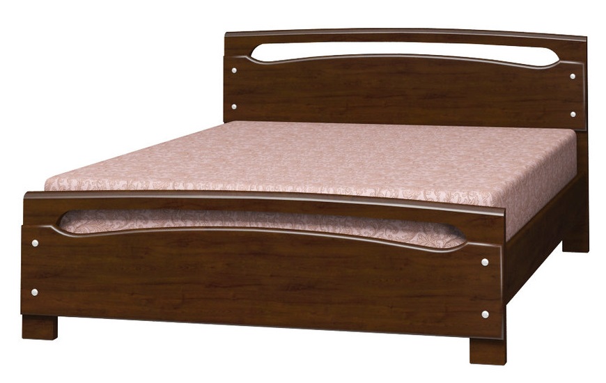 Фото Кровать двуспальная Камелия-2 (СМ 160х200) без основания с универсальными царгами от производителя Браво-мебель в Евпатории по цене 22&nbsp;910 ₽