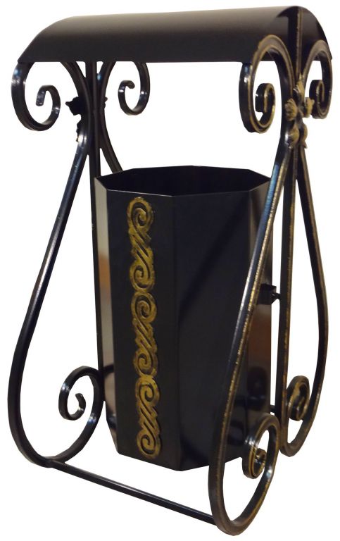 Фото Урна для мусора Ажур (320х430хh620) от производителя Металл-Конструкция в Евпатории по цене 4 760 ₽