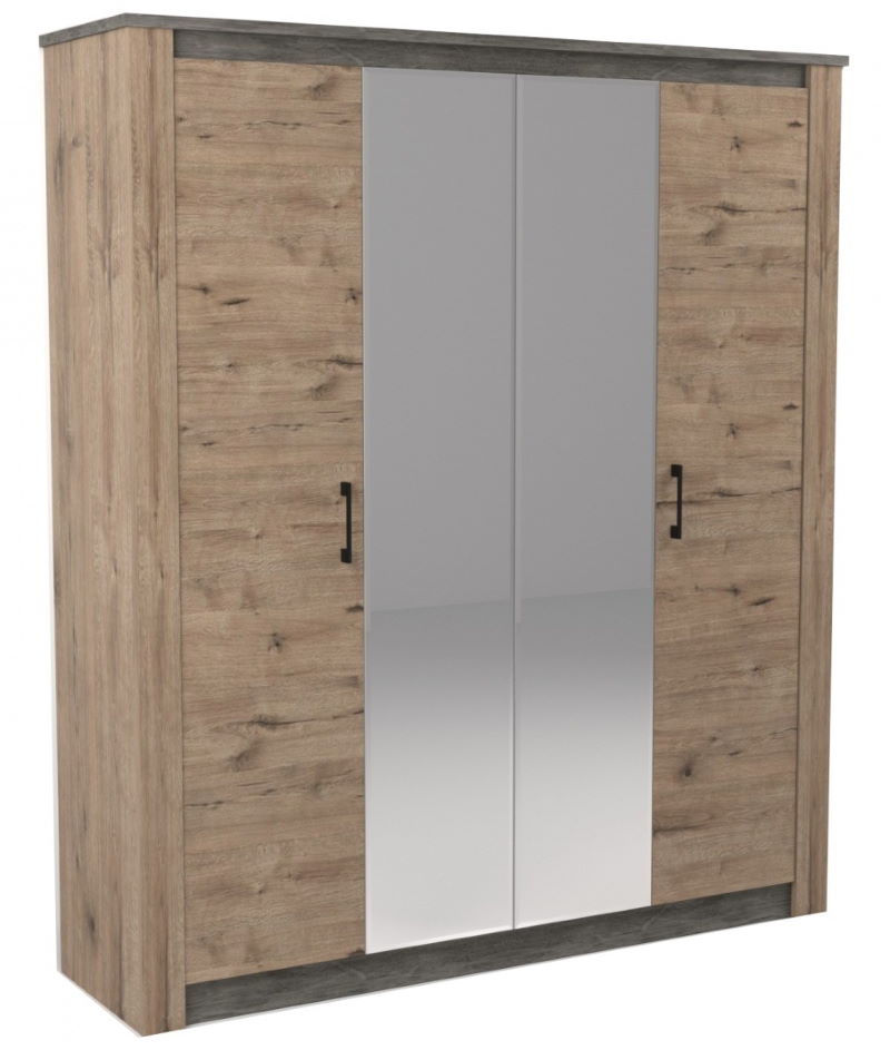 Фото Шкаф Денвер 2300 (192) четырехдверный от производителя СБК в Евпатории по цене 47&nbsp;470 ₽