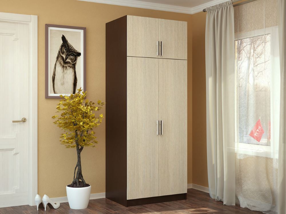 Фото Шкаф с перегородкой (80) двухдверный от производителя БТС  в Евпатории по цене 10&nbsp;220 ₽