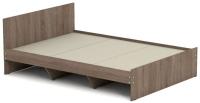 Кровать двуспальная К-14 (СМ 160х200) комплектуется настилом ( 160х200 , ЛДСП , венге , без подъемного мех. , без ящиков , без матраса (Ромис) ) в Евпатории от производителя 
