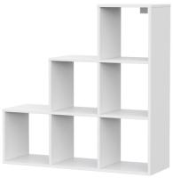 Стеллаж Токио (лесенка) (белый текстурный (No name) ) в Евпатории от производителя 