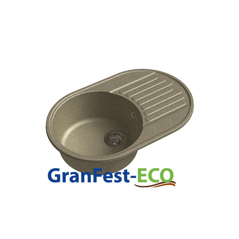 Фото Мойка Granfest eco-18 (ГР 740х480хh200) (шир.ящ.min 720) без сифона от производителя Granfest в Евпатории по цене 4 050 ₽