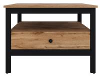 Стол журнальный Loft LAW (мдф, лдсп-дуб вотан,  черный (Black Red White (БРВ)) ) в Евпатории от производителя в интернет магазине Планета Комфорта Стол журнальный Loft LAW (мдф, лдсп-дуб вотан,  черный (Black Red White (БРВ)) ) в Евпатории от производителя