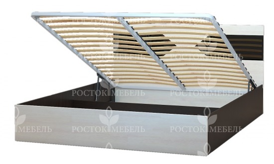 Фото Кровать двуспальная Ника-1 КД-2.9 (СМ 160х200) с подъемным механизмом от производителя Росток в Евпатории по цене 26 360 ₽