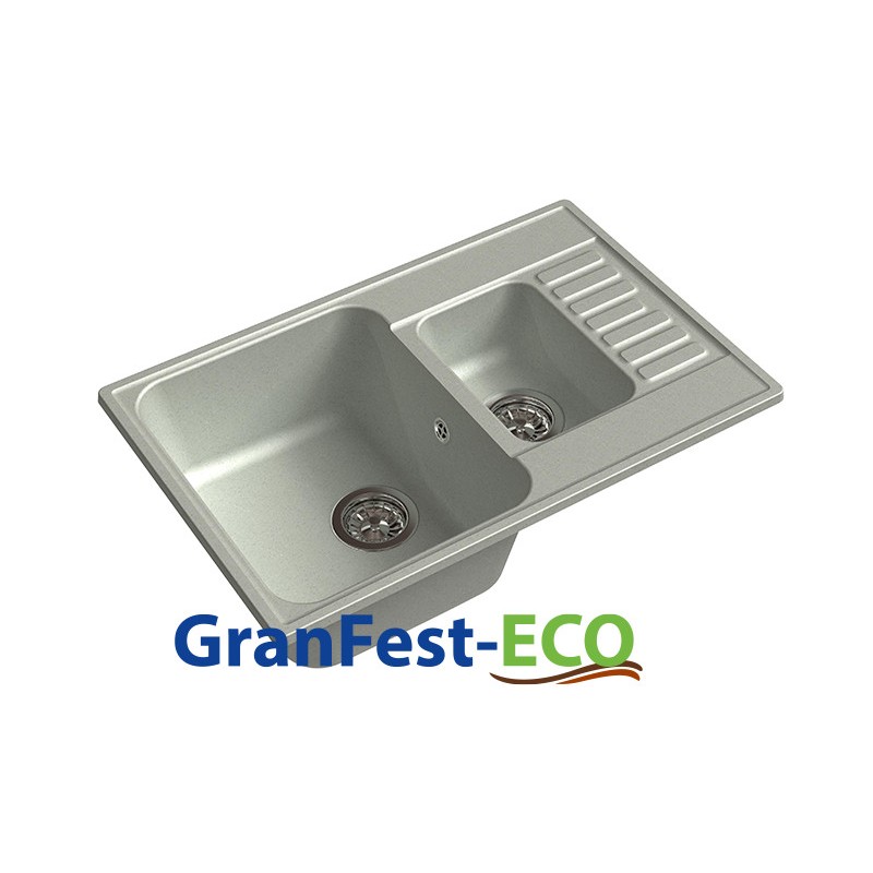 Фото Мойка Granfest eco-21К (ГР 740х480хh200) (шир.ящ.min 720) без сифона от производителя Granfest в Евпатории по цене 4 100 ₽