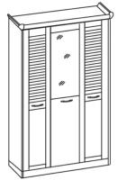 Фото raspashnoy-shkaf шкаф прованс (138) трехдверный производитель Ставрополь Мебель