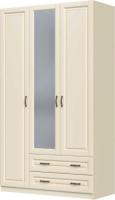 Шкаф Кантри ШР-3 (123) трехдверный (слоновая кость, слоновая кость,(Браво-мебель)) в Евпатории от производителя 