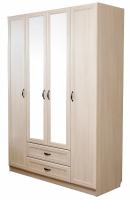 Шкаф Вега ВМ-06 (160) четырехдверный (сосна карелия, сосна карелия,(Хорошая мебель)) в Евпатории от производителя 