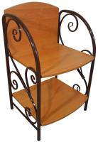 Фото tumby-prikrovatnye тумба прикроватная орхидея-2 с полочкой производитель Металл-Конструкция