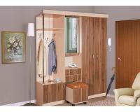 Прихожая Елена 3 (Цвет корпуса:ясень шимо светлый, цвет фасада:ясень шимо темный (Мебель Маркет) ) в Евпатории от производителя 