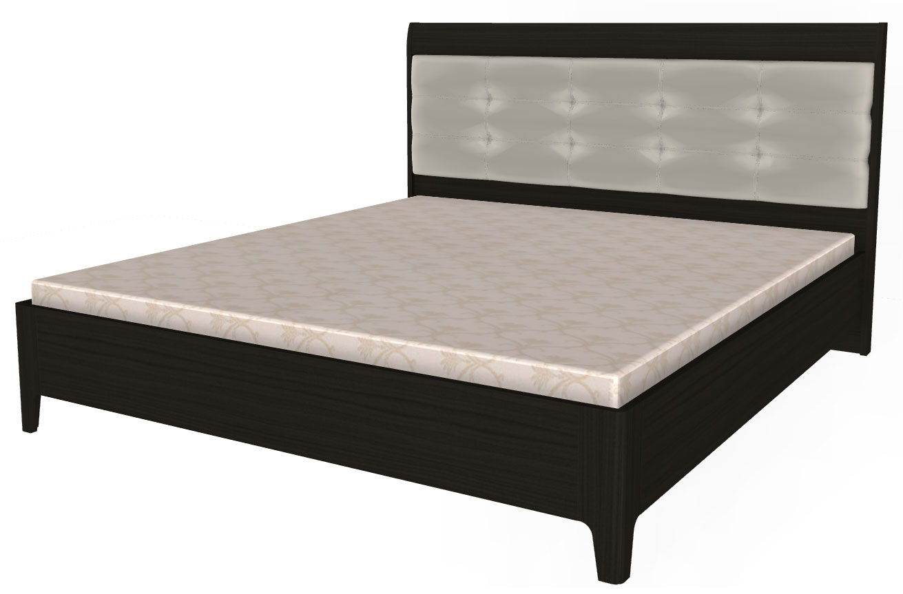 Фото Кровать двуспальная Камелия КР-2074 (СМ 180х200) с ламельным основанием от производителя Лером в Евпатории по цене 36 980 ₽