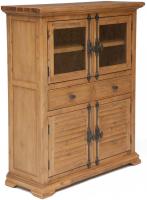 Витрина малая Avignon PRO-L05 (натуральный с патиной, натуральный с патиной (Tetchair) ) в Евпатории от производителя в интернет магазине Планета Комфорта Витрина малая Avignon PRO-L05 (натуральный с патиной, натуральный с патиной (Tetchair) ) в Евпатории от производителя