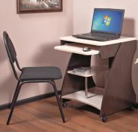 Фото  стол компьютерный кс-600 (полка под клавиатуру лдсп в комплекте) производитель Бон-мебель