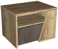 Тумба прикроватная Стреза (дуб галифакс натуральный, дуб галифакс натуральный-бетон чикаго темно-серый (СБК) ) в Евпатории от производителя 
