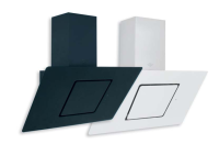 Вытяжка наклонная Camellia 190 (900х465хh880(1280)) (Материал Металл/Стекло , Цвет Черный/Черный) в Евпатории от производителя 