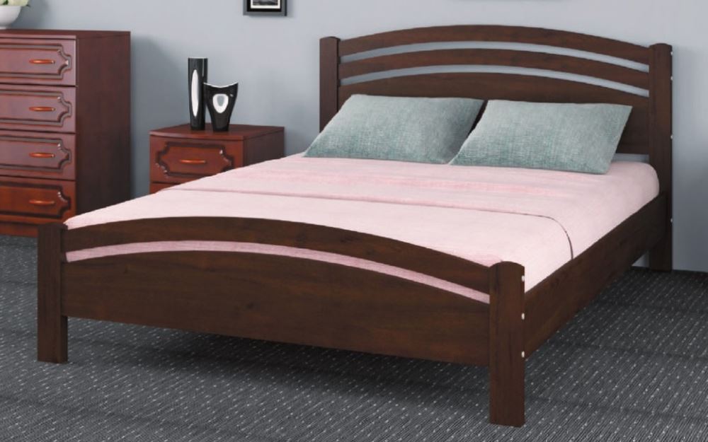 Фото Кровать двуспальная Камелия-3 (СМ 160х200) без основания с универсальными царгами от производителя Браво-мебель в Евпатории по цене 14 520 ₽