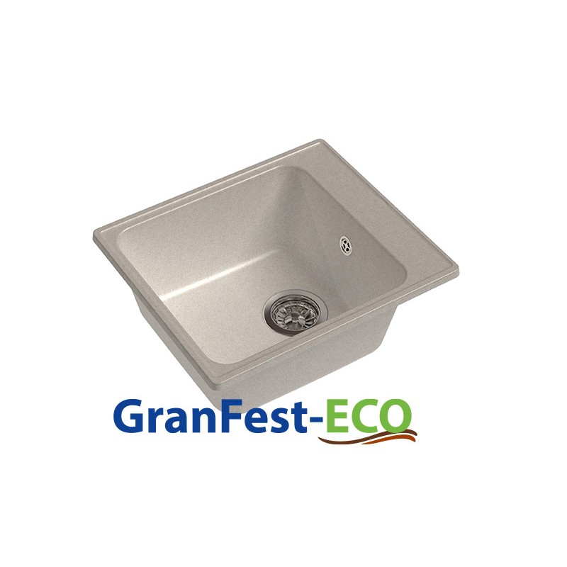 Фото Мойка Granfest eco-17 (ГР 420х480хh200) (шир.ящ.min 400) без сифона от производителя Granfest в Евпатории по цене 2 640 ₽