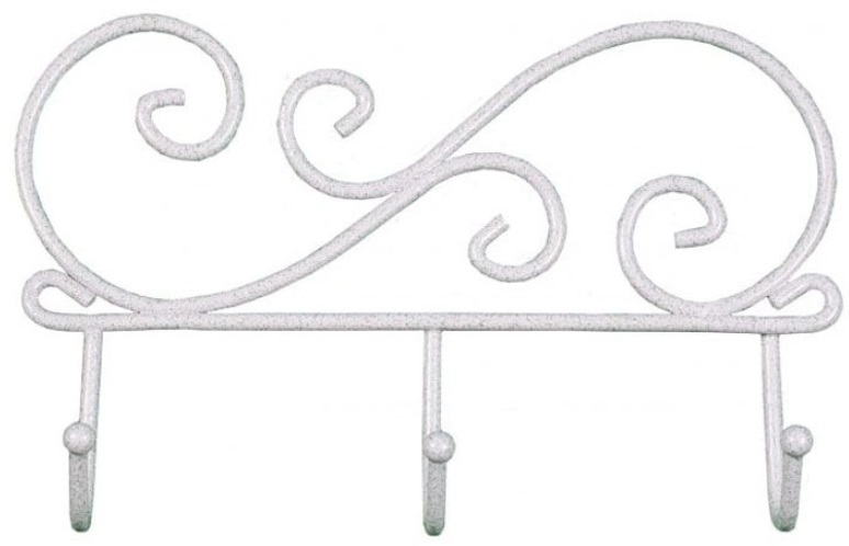 Фото Вешалка настенная Кружева 3 от производителя Завод металлических изделий в Евпатории по цене 230 ₽