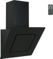 Вытяжка наклонная Camellia 160 (600х465хh880(1280)) (Материал Металл/Стекло , Цвет Черный/Черный) в Евпатории от производителя 