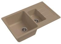 Мойка Ewigstein elegant 60KF (ГР 782х480хh200) (шир.ящ.min 600) (Цвет мойки черный) в Евпатории от производителя 