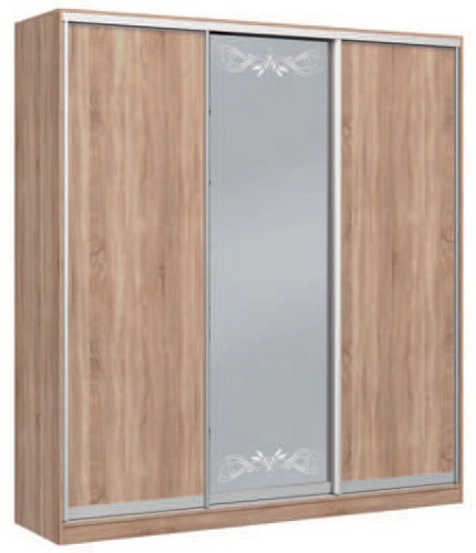 Фото Шкаф-купе Оскар 3.6 (1,77х0,6х2,4 - 3 двери) в Евпатории по цене 57 400 ₽ от производителя Мебель Маркет, код товара 2000001677353, 2000001677360, 2000001677377 шт Фото Шкаф-купе Оскар 3.6 (1,77х0,6х2,4 - 3 двери) от производителя Мебель Маркет в Евпатории по цене 57 400 ₽