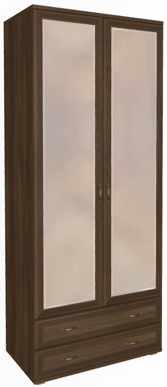 Фото Шкаф Карина ШК-1007 (90) двухдверный от производителя Лером в Евпатории по цене 36&nbsp;540 ₽