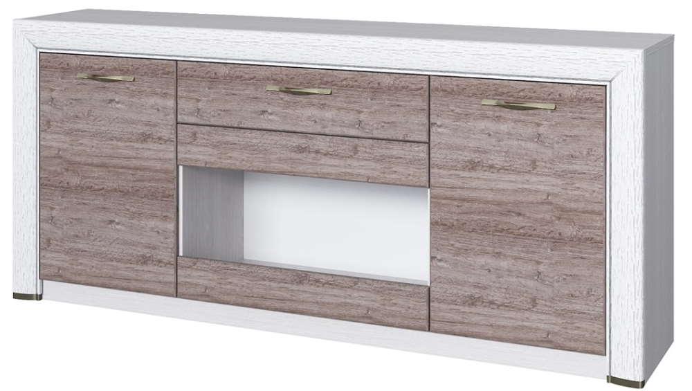 Фото Тумба RTV 1V2D1S Оливия (Olivia) от производителя Анрэкс в Евпатории по цене 18 710 ₽