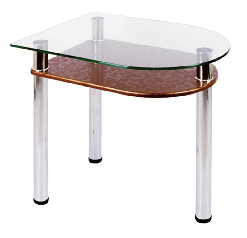 Фото Стол обеденный 4.4 с полкой  от производителя Мебель из стекла в Евпатории по цене 4&nbsp;270 ₽