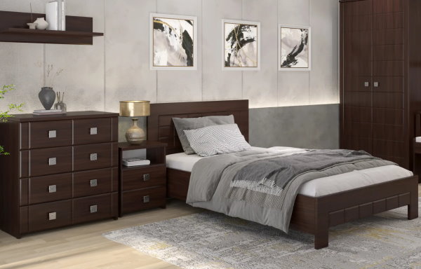 Фото Кровать двуспальная Изабель ИЗ-712К (СМ 160х200) без основания от производителя Компасс в Евпатории по цене 20&nbsp;320 ₽