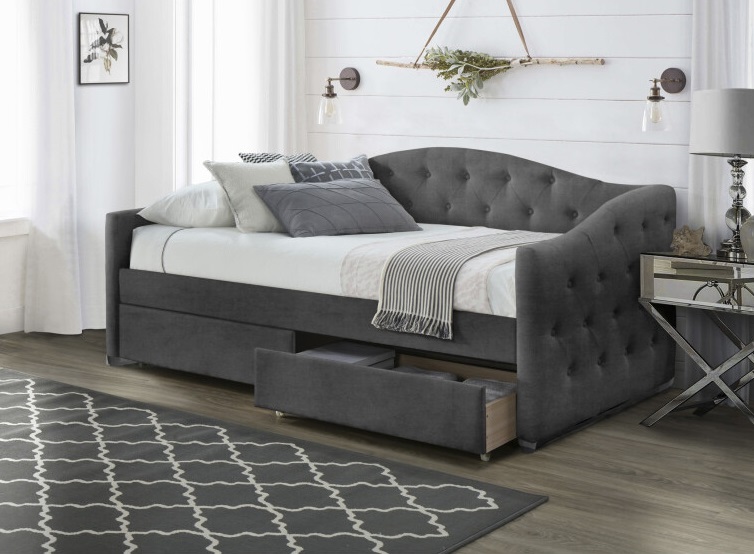 Фото Кровать односпальная Halmar Aloha (СМ 90х200) c ортопедическим основанием от производителя Halmar  в Евпатории по цене 54&nbsp;950 ₽