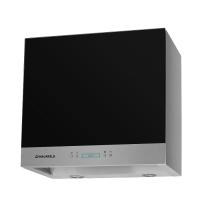 Вытяжка наклонная Araks 60 (600х270хh540) (Материал Металл/Стекло , Цвет Металлик/Черный) в Евпатории от производителя 