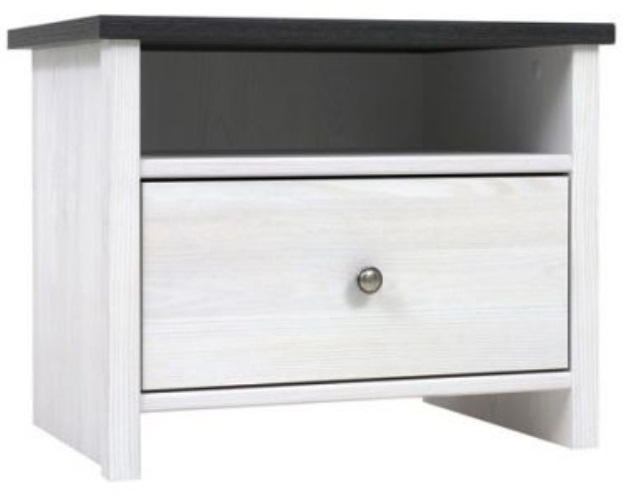 Фото Тумба прикроватная Порто KOM1S/50 от производителя Black Red White (БРВ) в Евпатории по цене 5 960 ₽