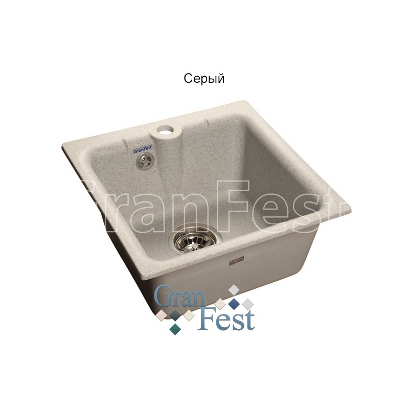 Фото Мойка Granfest GF-P420 (ГР 420х420хh200) (шир.ящ.min 400) от производителя Granfest в Евпатории по цене 3 680 ₽