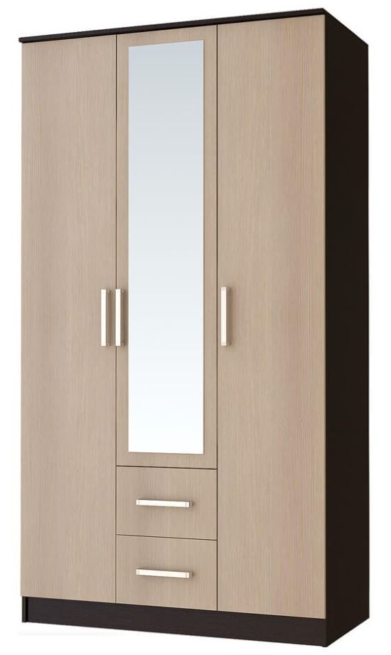 Фото Шкаф Фиеста (120) трехдверный от производителя БТС  в Евпатории по цене 13&nbsp;360 ₽