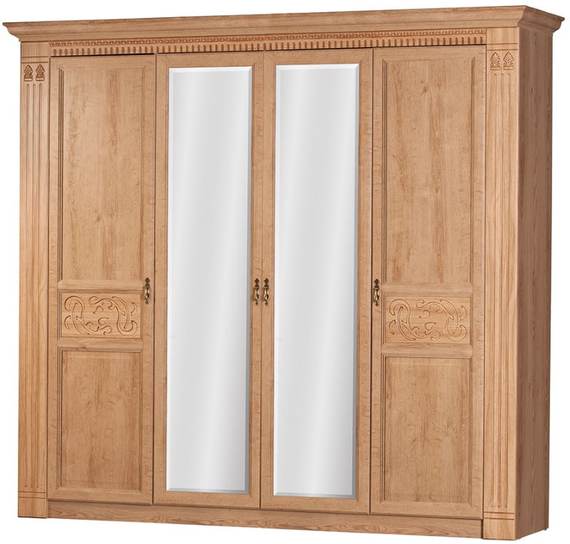 Фото Шкаф Лючия 203 (246) четырехдверный от производителя Яна в Евпатории по цене 82&nbsp;310 ₽