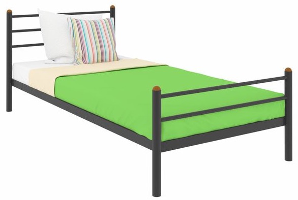 Фото Кровать односпальная Милана Plus (СМ 80х190) трубка металл от производителя Милсон в Евпатории по цене 10 150 ₽