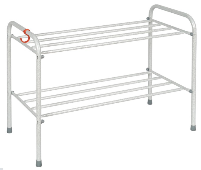 Фото Подставка для обуви 2-х полочная 80 от производителя Завод металлических изделий в Евпатории по цене 1 280 ₽