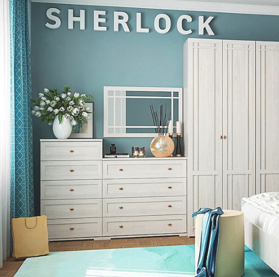 Фото Зеркало навесное Шерлок (Sherlock)-7 от производителя Глазов в Евпатории по цене 5 100 ₽