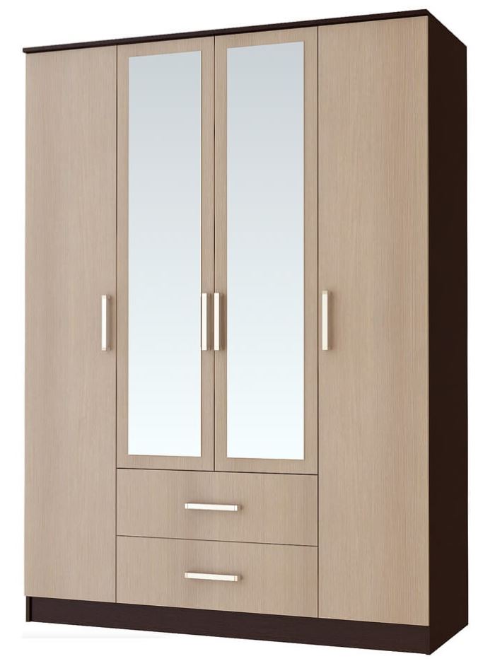 Фото Шкаф Фиеста (160) четырехдверный от производителя БТС  в Евпатории по цене 15 590 ₽