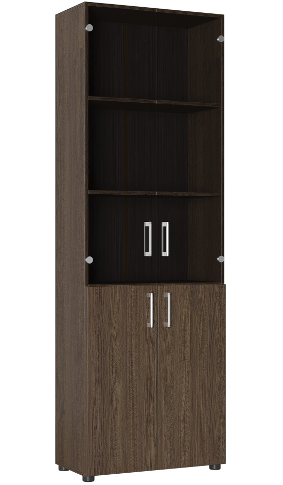 Фото Шкаф со стеклом Офис ОФ-303К от производителя Компасс в Евпатории по цене 16&nbsp;360 ₽