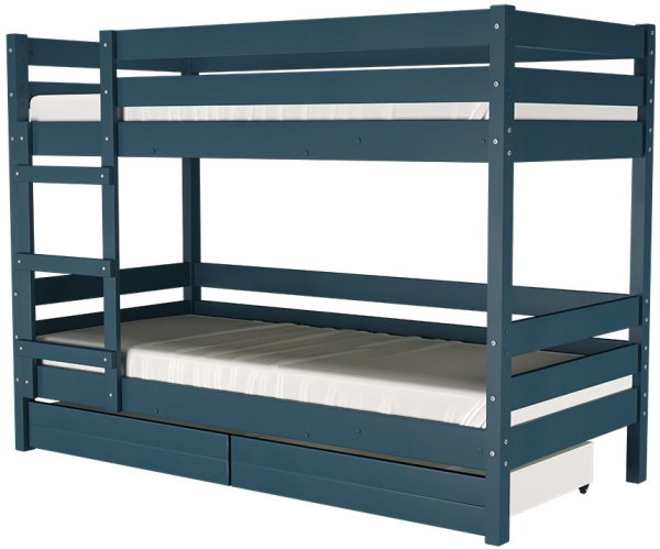 Фото Кровать 2-х ярусная Джуниор (СМ 90х200) с основаниями под матрасы от производителя Браво-мебель в Евпатории по цене 32&nbsp;710 ₽