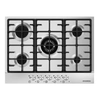 Варочная поверхность газовая 5-ти комф. MGHS 75 78 (680х520) (Материал Металл , Цвет Металлик) в Евпатории от производителя 