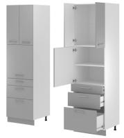 Кухня Монс пенал ПСВ-63 (белый, графит,(Леко)) в Евпатории от производителя 