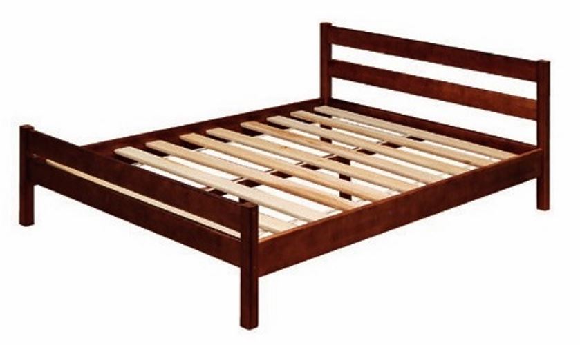 Фото Кровать двуспальная В-1 (СМ 140х200) с основанием ладе от производителя Марибель в Евпатории по цене 10 770 ₽