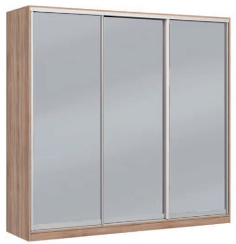 Фото Шкаф-купе Оскар 4.1 (2,22х0,6х2,4 - 3 двери) в Евпатории по цене 64 560 ₽ от производителя Мебель Маркет, код товара 2000001677711, 2000001677728, 2000001677735 шт Фото Шкаф-купе Оскар 4.1 (2,22х0,6х2,4 - 3 двери) от производителя Мебель Маркет в Евпатории по цене 64 560 ₽