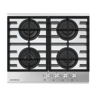 Варочная поверхность газовая 4-х комф. MGHG 64 22 (590х520) (Материал Металл/Стекло , Цвет Маталлик/Черный) в Евпатории от производителя 