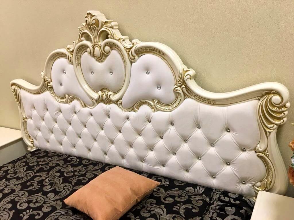 Фото Кровать двуспальная Лорена (СМ 180х200) с основанием от производителя Слониммебель в Евпатории по цене 62 430 ₽