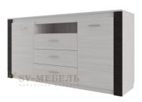 Фото mebel-dlya-gostinits комод гамма-20 3 ящика двухстворчатый производитель SV-мебель